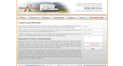 Desktop Screenshot of franceremovals.com